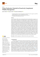Green Firebreaks: Potential to Proactively Complement Wildfire Management
