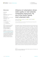 Influence of urbanization-driven water quality on reef substrate composition along Suva, Fiji, one of the Pacific Islands most urbanized reefs