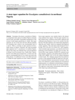 A stem taper equation for Eucalyptus camaldulensis in northeast Nigeria