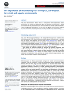 The importance of micromonosporae in tropical, sub-tropical, terrestrial and aquatic environments