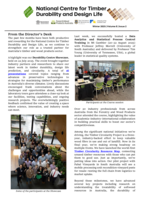 National Centre for Timber Durability and Design Life (NCTDDL) Newsletter, Volume 8, No. 2, Winter 2025