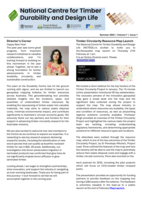 National Centre for Timber Durability and Design Life (NCTDDL) Newsletter, Volume 7, No. 1, Summer 2025
