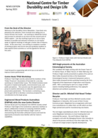 National Centre for Timber Durability and Design Life (NCTDDL) Newsletter, Volume 6, No. 1, Spring 2023