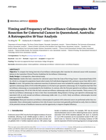 Timing and Frequency of Surveillance Colonoscopies After Resection for Colorectal Cancer in Queensland, Australia: A Retrospective 10-Year Analysis