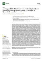 An Integrated GIS–MILP Framework for Cost-Optimal Forest Biomass-to-Bioenergy Supply Chains: A Case Study in Queensland, Australia