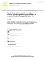 Standards for re-innovation in innovation-enabling business models of high-tech SMEs: a conceptual model of a capability-based view