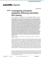 Investigating orientation adaptation following naturalistic film viewing