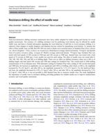 Resistance drilling: the effect of needle wear