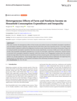 Heterogeneous Effects of Farm and Nonfarm Income on Household Consumption Expenditure and Inequality