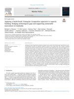 Applying a South-South Triangular Cooperation approach to capacity building: Bridging technological gaps and supporting sustainable mariculture in Cambodia