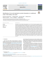 Identification of sex and reproductive protein biomarkers in conditioned water of the Sydney rock oyster