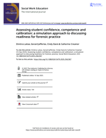 Assessing student confidence, competence and calibration: a simulation approach to discussing readiness for forensic practice