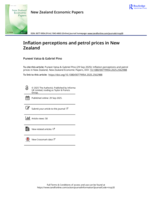 Inflation perceptions and petrol prices in New Zealand