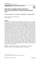 Words That Carry Weight: Messages of Reprimand Delivered by Judicial Officers in Child Sexual Abuse Material Cases