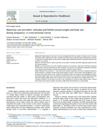 Maternity care providers’ attitudes and beliefs toward weight and body size during pregnancy: A cross-sectional survey