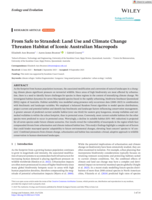 From Safe to Stranded: Land Use and Climate Change Threaten Habitat of Iconic Australian Macropods