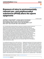 Exposure of mice to environmentally relevant per- and polyfluoroalkyl substances (PFAS) alters the sperm epigenome