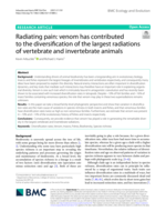 Radiating pain: venom has contributed to the diversification of the largest radiations of vertebrate and invertebrate animals