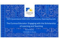 The Curious Educator: Engaging with the Scholarship of Learning and Teaching