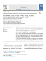 HealthLit4Kids: Improving health literacy outcomes in an Australian setting
