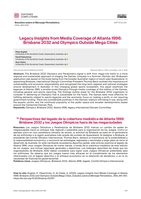 Legacy Insights from Media Coverage of Atlanta 1996: Brisbane 2032 and Olympics Outside Mega Cities
