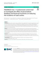 FEEDBACK trial - A randomised control trial to investigate the effect of personalised feedback and financial incentives on reducing the incidence of road crashes