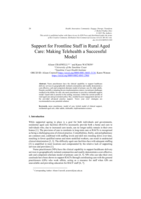 Support for Frontline Staff in Rural Aged Care: Making Telehealth a Successful Model