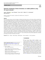 Real-time monitoring of driver drowsiness on mobile platforms using 3D neural networks