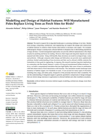 Modelling and Design of Habitat Features: Will Manufactured Poles Replace Living Trees as Perch Sites for Birds?