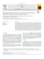 Implementing without evaluating: The missing link in understanding the effectiveness of financial incentive programs for e-bikes