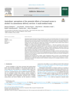Australians' perceptions of the potential effects of increased access to alcohol via autonomous delivery services: A multi-method study