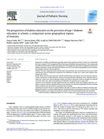 The perspectives of diabetes educators on the provision of type 1 diabetes education in schools; a comparison across geographical regions of Australia
