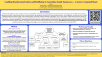 Enabling Psychosocial Safety and Wellbeing in Australian Small Businesses – A Socio-Ecological Study
