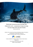 Broad-scale movement and diet of the tiger shark (Galeocerdo cuvier) – understanding the biology and ecology of an apex predator off the east coast of Australia