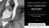 Post-Workshop Report: Developing Information Sheets to aid Industry