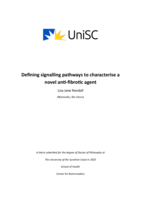 Defining signalling pathways to characterise a novel anti-fibrotic agent