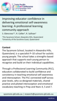Improving educator confidence in delivering emotional self-awareness learning: A professional learning community approach