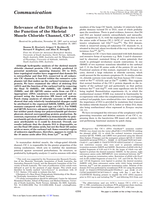 Relevance of the D13 region to the function of the skeletal muscle chloride channel, ClC-1
