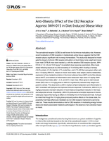 Anti-obesity effect of the CB2 receptor agonist JWH-015 in diet-induced obese mice