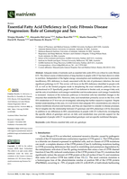 Essential Fatty Acid Deficiency in Cystic Fibrosis Disease Progression: Role of Genotype and Sex