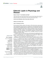 Editorial: Leptin in Physiology and Disease