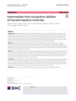 Intermediate host recognition abilities of Fasciola hepatica miracidia