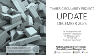 Timber Circularity Project Update, December 2025