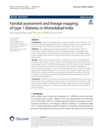 Familial assessment and lineage mapping of type 1 diabetes in Ahmedabad India