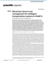 Blockchain driven trust management for intelligent transportation systems in VANETs