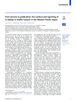 From process to publication: the conduct and reporting of co-design in health research in the Western Pacific region