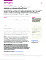 Consensus-Harmonized Neuropsychological Assessment for Vascular Cognitive Impairment and Dementia