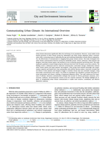 Communicating Urban Climate: An International Overview