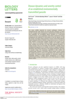 Disease dynamics and severity control of an established environmentally transmitted parasite
