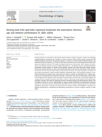 Resting-state EEG aperiodic exponent moderates the association between age and memory performance in older adults